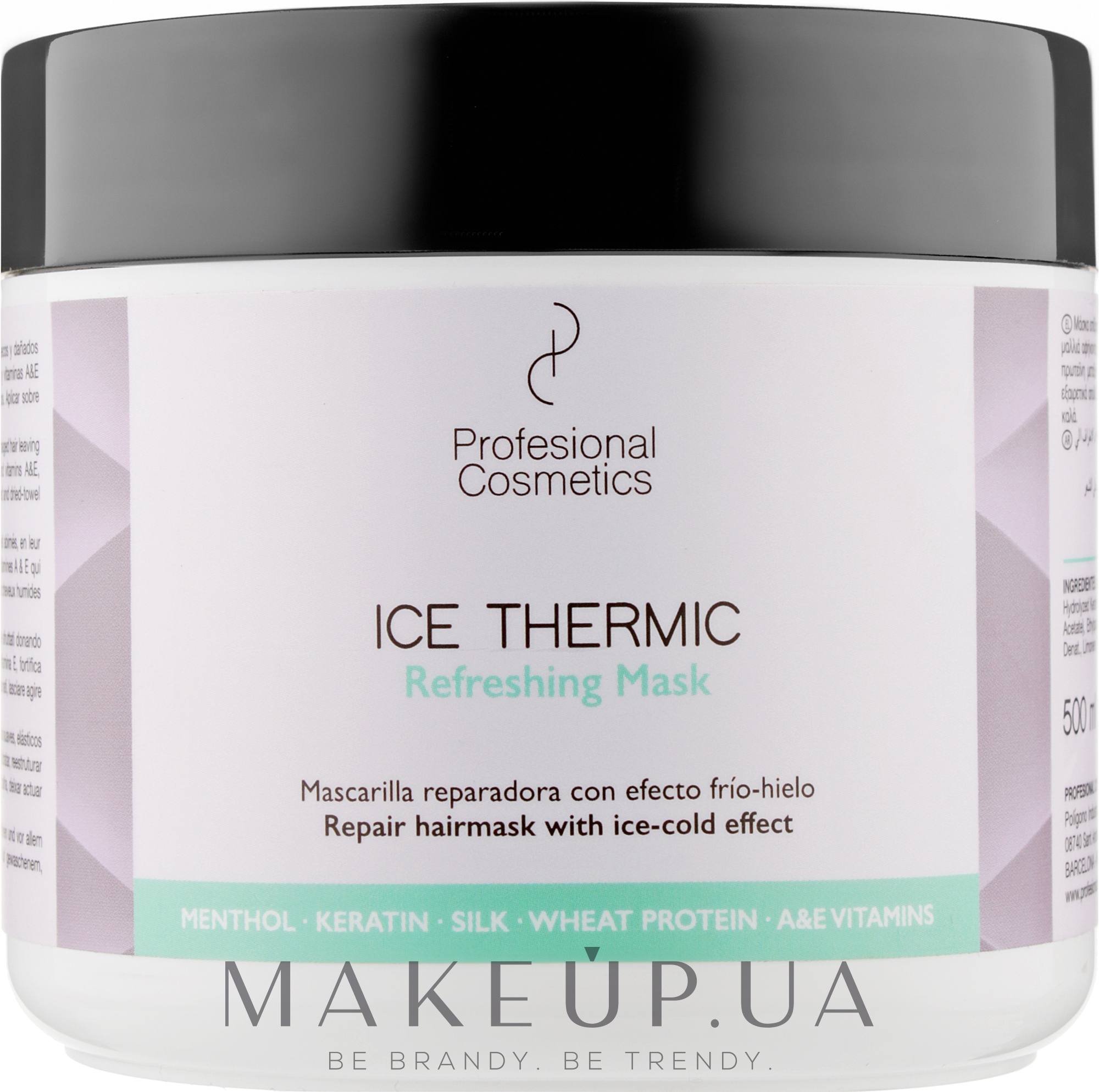 Маска для волосся - Profesional Cosmetics Ice Thermic Refreshing Mask — фото 500ml