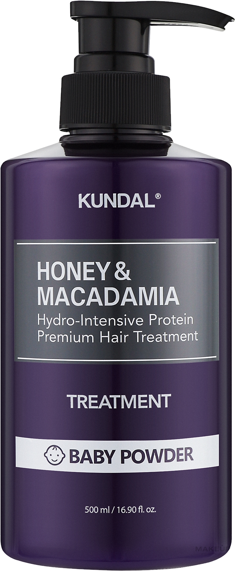 Кондиционер для волос - Kundal Honey & Macadamia Treatment Baby Powder — фото 500ml