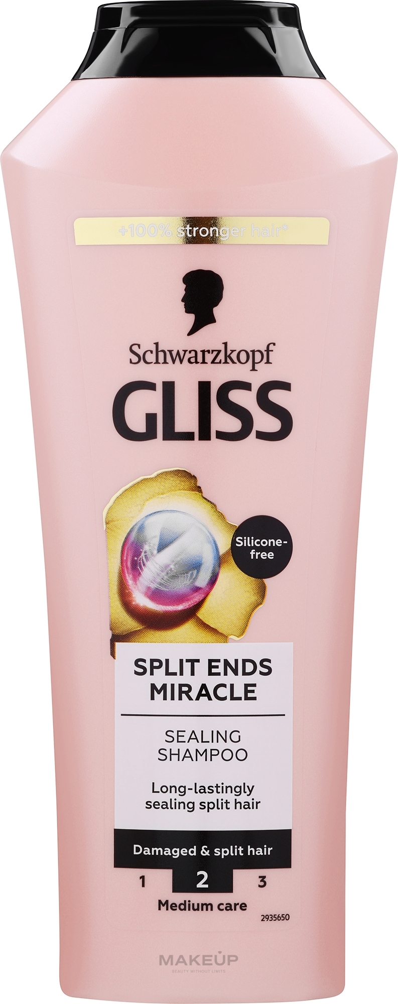 Шампунь проти посічених кінчиків - Schwarzkopf Gliss Split Ends Miracle Sealing Shampoo — фото 400ml