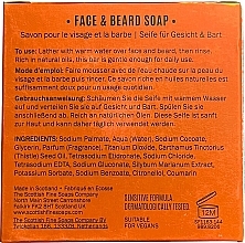 Scottish Fine Soaps Thistle & Black Pepper Face & Beard Soap - Мыло для лица и бороды — фото N2