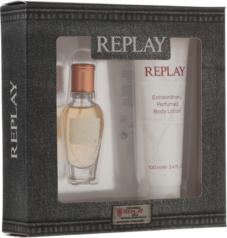 Replay Jeans Original for Her - Набор (edt/20ml + b/lot/100ml)