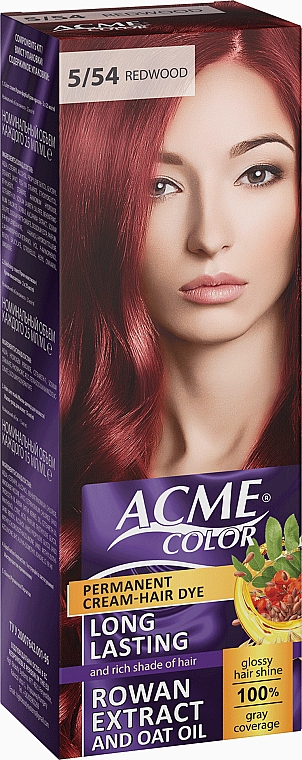 Стійка крем-фарба для волосся - Acme Color Permanent Cream-Hair Dye — фото N1