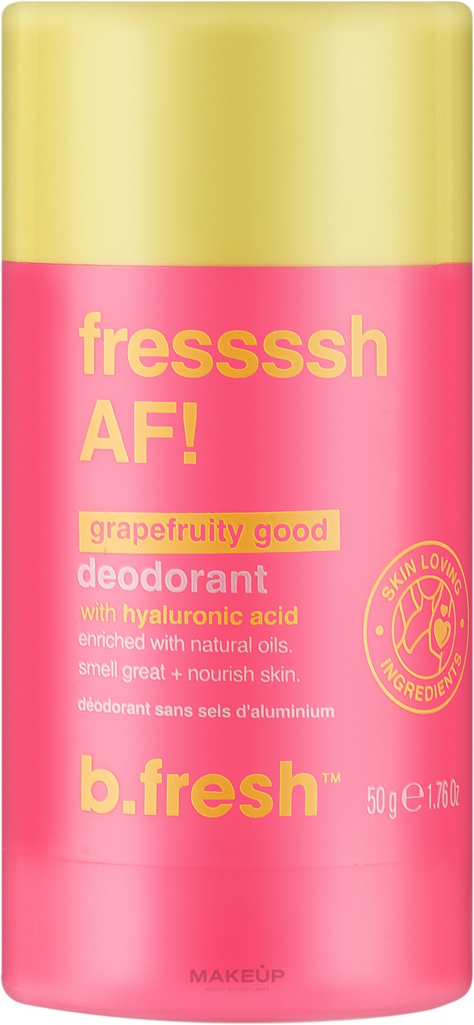 Дезодорант-стік - B.fresh Fressssh AF Deodorant Stick — фото 50g