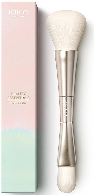 Универсальная кисть 4 в 1 для лица и глаз - Kiko Milano Beauty Essentials 4-In-1 Brush — фото N1