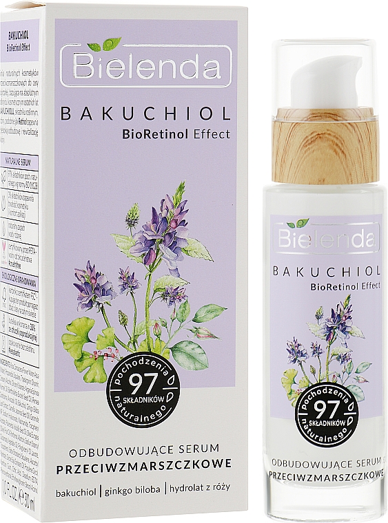 Восстанавливающая сыворотка против морщин - Bielenda Bakuchiol BioRetinol