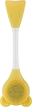 Кисточка для масок и очистки лица, Pf-251, желтая - Puffic Fashion  — фото N1