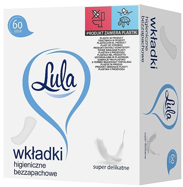 Ежедневные прокладки без запаха, 60 шт - Lula — фото N1