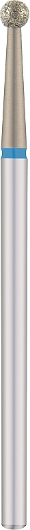 Фреза алмазная шар 001, d=2,5 мм, средний абразив, циркониевое напыление №28 - Kodi Professional — фото N1