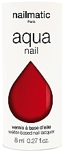 Лак для нігтів на водній основі без запаху - Nailmatic Aqua Nail Polish — фото N1