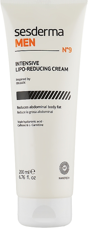 Ліпоредукувальний крем для тіла - SesDerma Laboratories Sesderma Men Intensive Lipo-Reducing Cream — фото N1