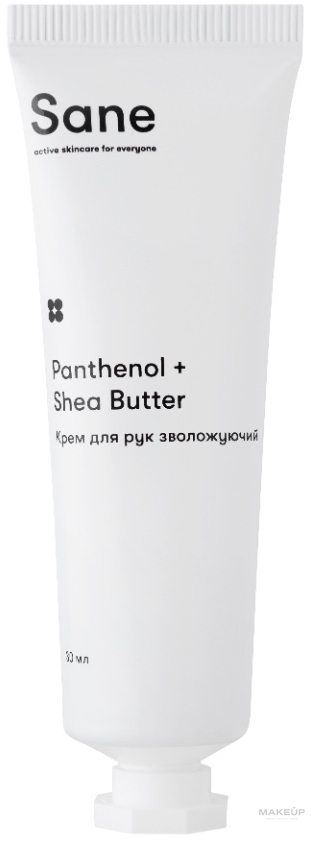 Крем для рук зволожувальний - Sane Panthenol + Shea Butter — фото 30ml