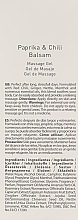 Гель з екстрактом перцю чилі - Farmasi Paprika & Chilli Balsam Massage Gel — фото N3