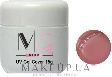 Гель камуфлирующий для наращивания - MG Nails UV Gel Cover — фото 15ml