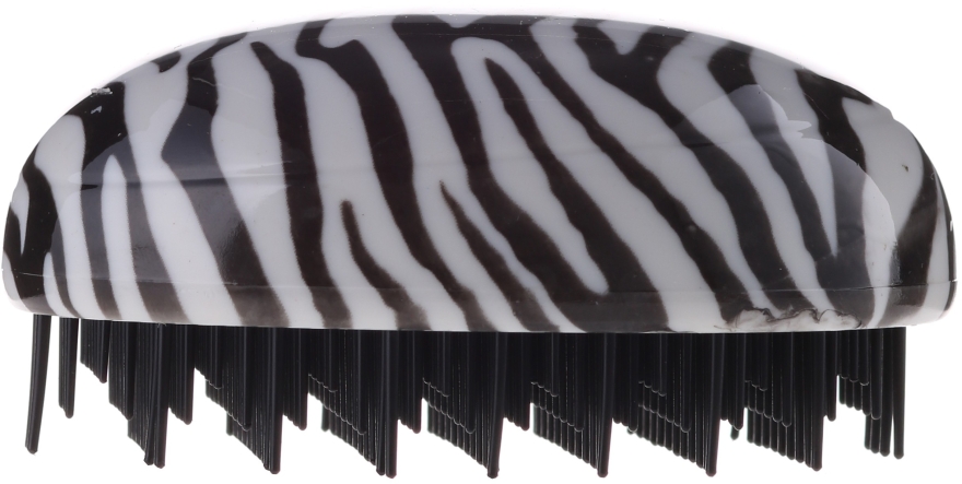 Щетка для волос, 63947, черно-белая «Зебра» - Top Choice Detangler