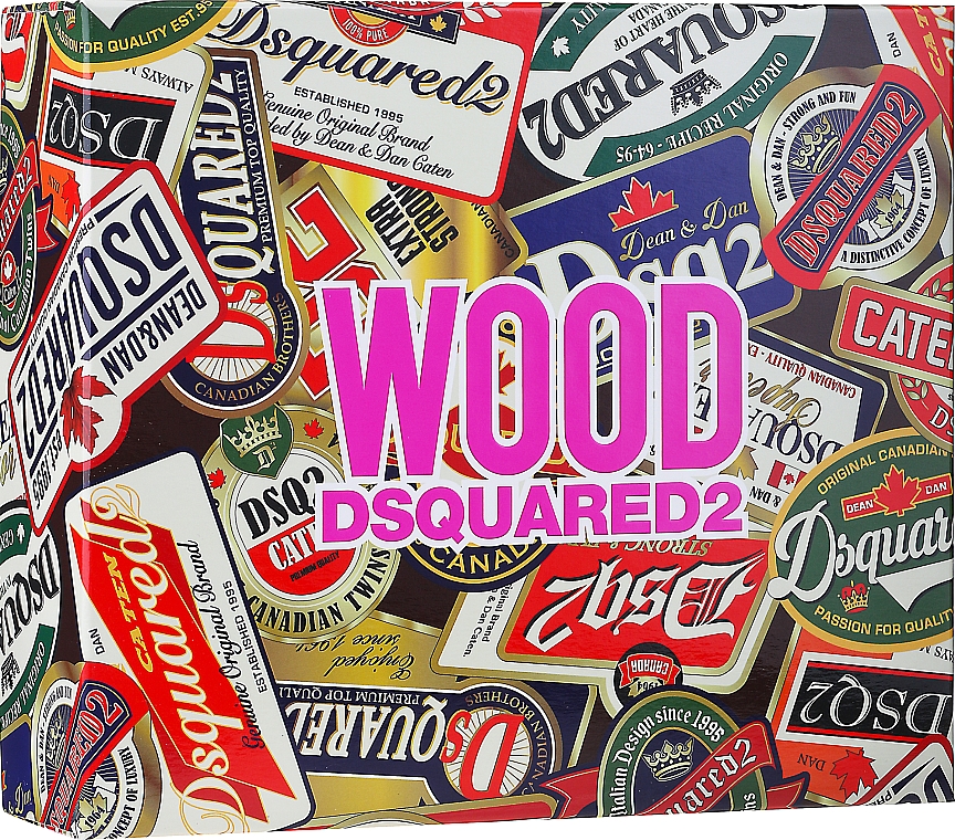 Dsquared2 Wood Pour Femme - Набір (edt/50ml + sh/gel/50ml + b/lot/50ml) — фото N1