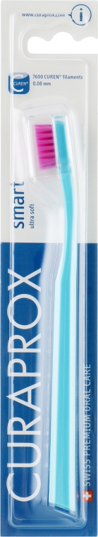 Зубна щітка для дітей "CS Smart" (з 5 років), блакитна - Curaprox — фото N2
