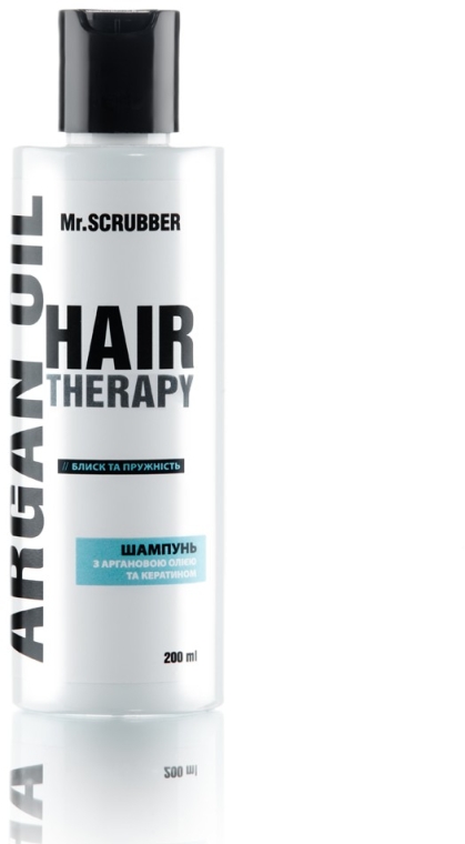 Шампунь "Блиск та пружність" - Mr.Scrubber Hair Theraphy Argan Oil — фото N1