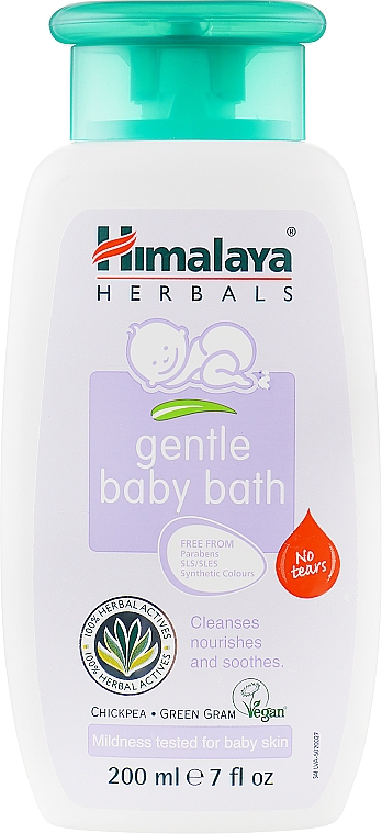 Дитяча піна для купання - Himalaya Herbals Gentle Baby Bath — фото N2