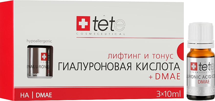 Сыворотка "Гиалуроновая кислота + ДМАЭ" - TETe Cosmeceutical Hyaluronic Acid + DMAE