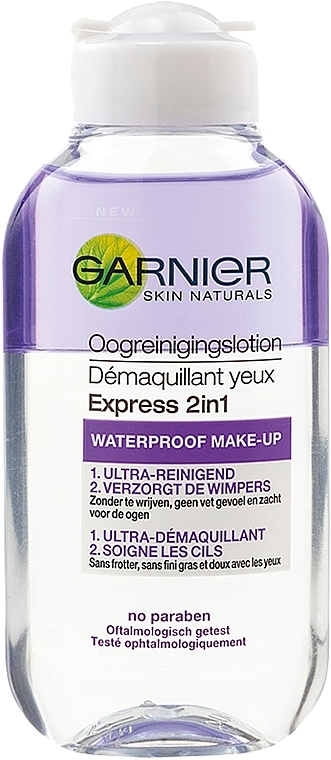 Экспресс-средство для снятия макияжа с глаз 2 в 1 - Garnier Skin Naturals