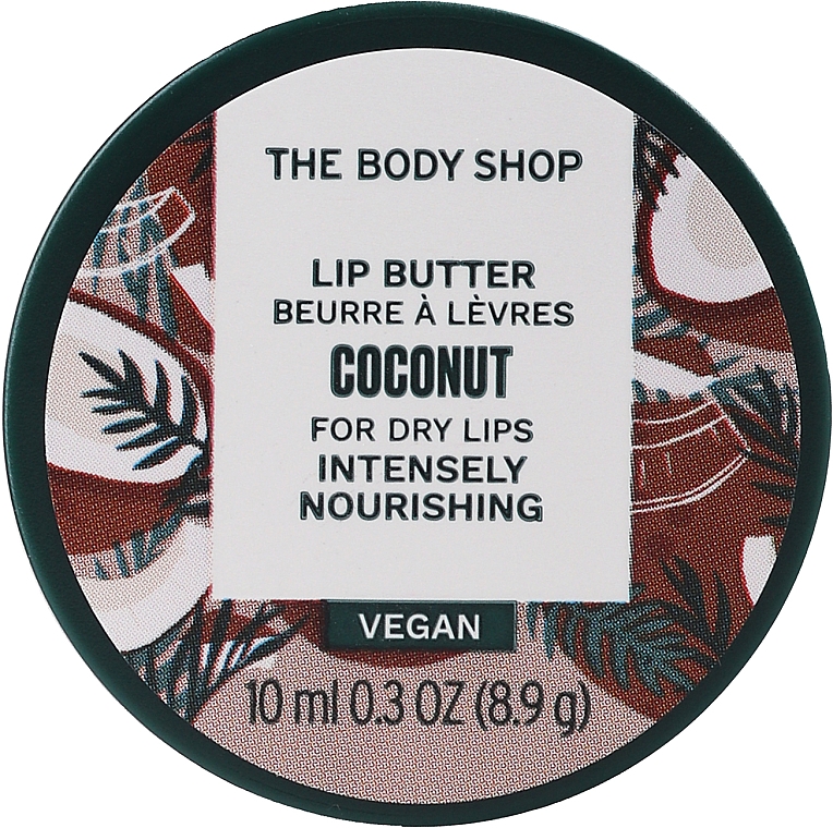 Масло для губ "Кокос" - The Body Shop Coconut Lip Butter Vegan — фото N1
