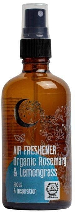 Ароматический спрей для дома - Terra Gaia Air Freshener Organic Rosemary & Lemongrass — фото N1