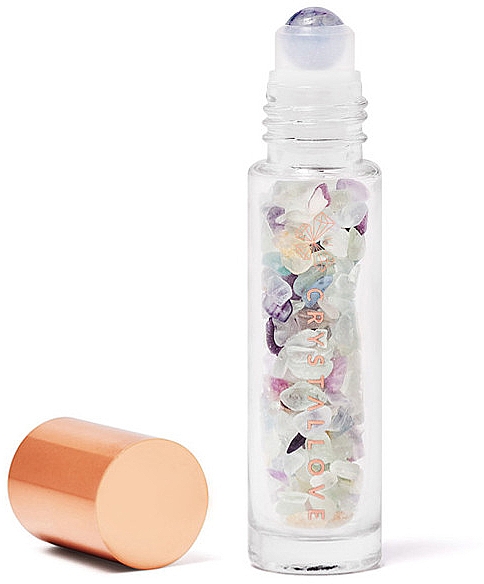 Бутылочка с кристаллами для масла "Радужный флюорит", 10 мл - Crystallove