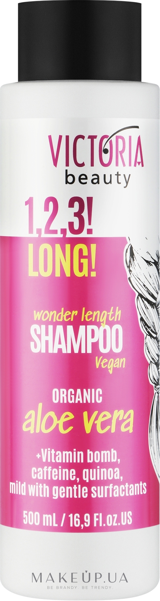 Шампунь для длинных волос - Victoria Beauty 1,2,3! Long! Shampoo — фото 500ml