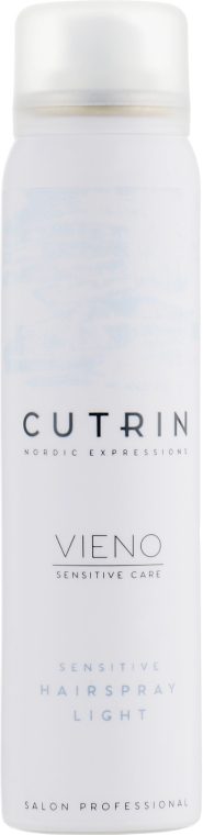Лак легкой фиксации для чувствительных волос - Cutrin Vieno Sensitive Hairspray Light