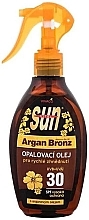 Духи, Парфюмерия, косметика Масло для загара - Vivaco Sun Argan Oil Bronz SPF 30