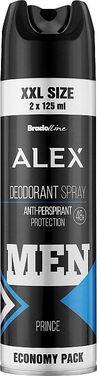 Дезодорант-спрей для чоловіків - Bradoline Alex Prince Deodorant — фото N1