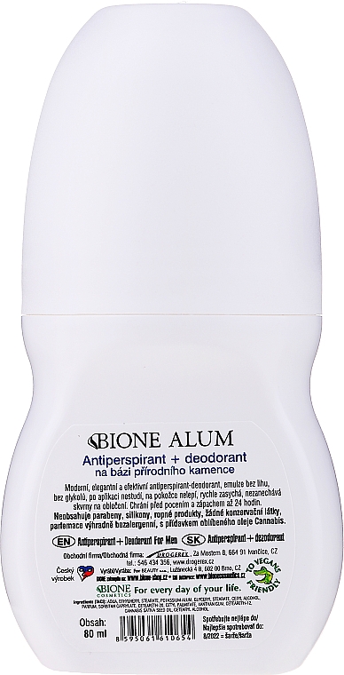 Дезодорант для чоловіків - Bione Cosmetics Deodorant Blue — фото N2