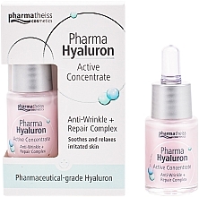 Сыворотка для лица активный гиалурон + восстановление - Pharma Hyaluron (Hyaluron) Pharmatheiss Cosmetics Active Concentrate Anti-wrinkle + Repair Complex  — фото N3