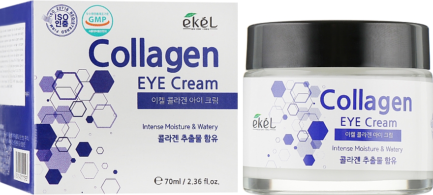 Зволожувальний крем для шкіри навколо очей, з колагеном - Ekel Collagen Eye Cream — фото N1