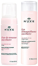 Парфумерія, косметика Набір - Nuxe Micellar Foam Cleanser With Rose Petals (mic/foam/150ml + mic/water/200ml)