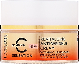 Відновлювальний крем проти зморщок 40+ - Eveline Cosmetics C Sensation Revitalizing Anti-Wrinkle Cream 40+ — фото N2