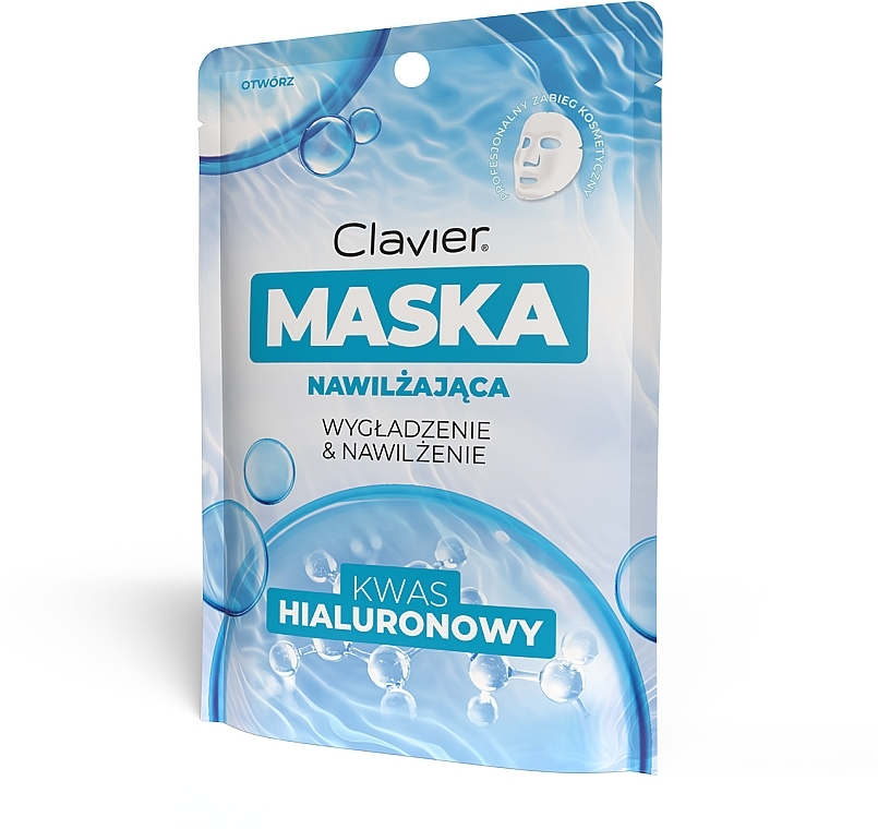 Тканевая маска для лица с гиалуроновой кислотой - Clavier — фото N3