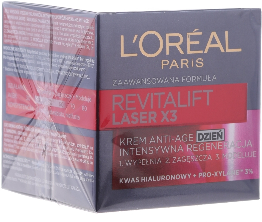 Денний крем - L'Oreal Paris Revitalift Laser Х3 Anti-Age Day Cream — фото N4
