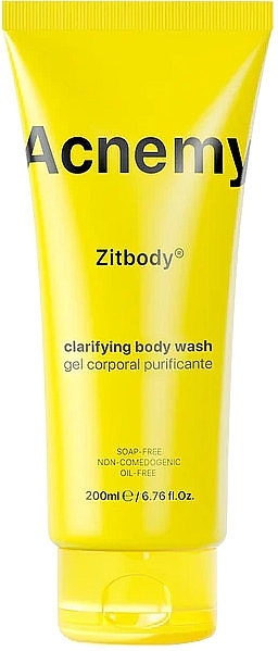 Очищающий гель для проблемной кожи тела - Acnemy Zitbody Purifying Body Wash