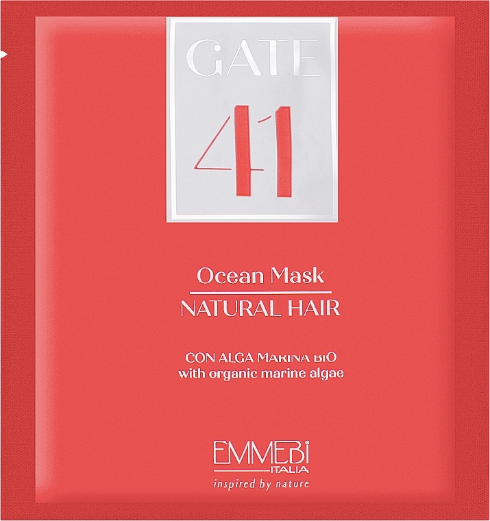 Маска для натуральных волос - Emmebi Italia Gate 41 Wash Ocean Mask Natural Hair (пробник) — фото N1