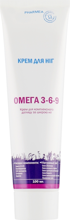 Крем для ніг - Pharmea Omega 3-6-9 — фото N2