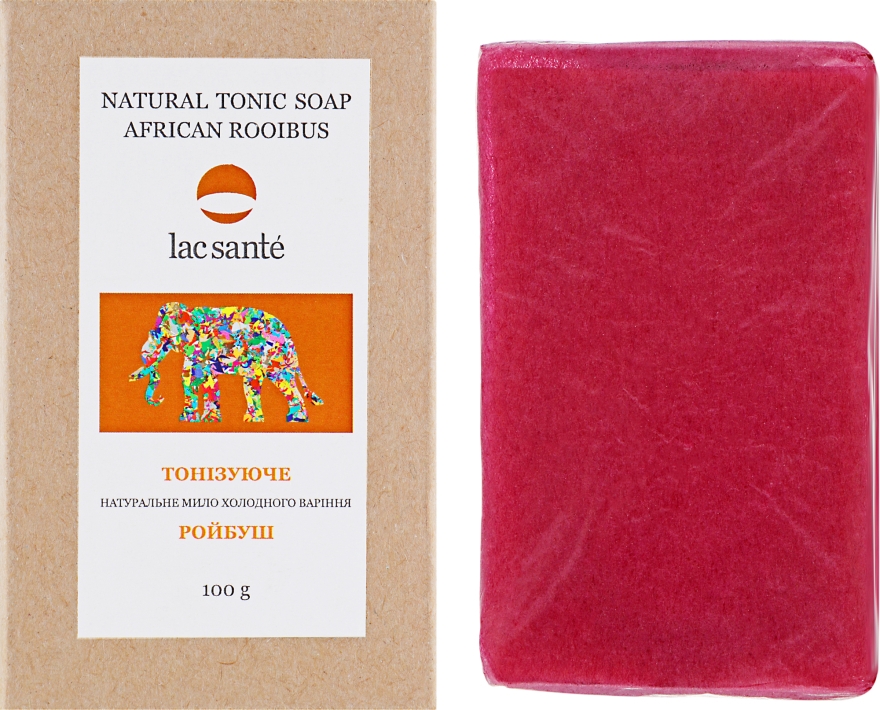 Тонизирующее мыло "Ройбуш" - Lac Sante Natural Tonic Soap African Rooibus