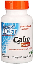 Пищевая добавка "Спокойствие" - Doctor's Best Calm with Zembrin — фото N1
