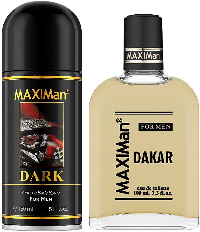 Aroma Parfume Maximan Dakar - Набор (edt/100ml + deo/spray/150ml) — фото N2