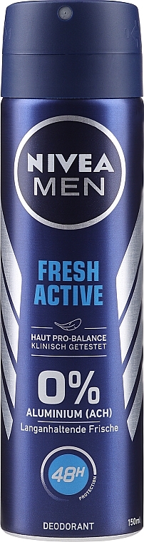 Дезодорант - NIVEA MEN Fresh Active Spray — фото N1