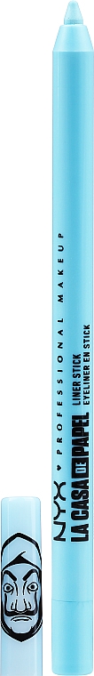 Водостійкий олівець для повік і тіла - NYX Professional Makeup La Casa De Papel Liner Stick — фото N7