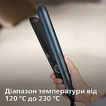 Стайлер для волосся, синьо-зелений металік - Philips Straightener Series 7000 BHS732/00 — фото N8