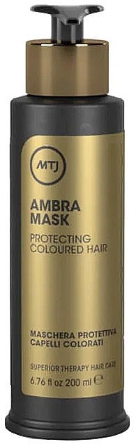 Маска для волос - MTJ Cosmetics Superior Therapy Ambra Nero Mask — фото N1
