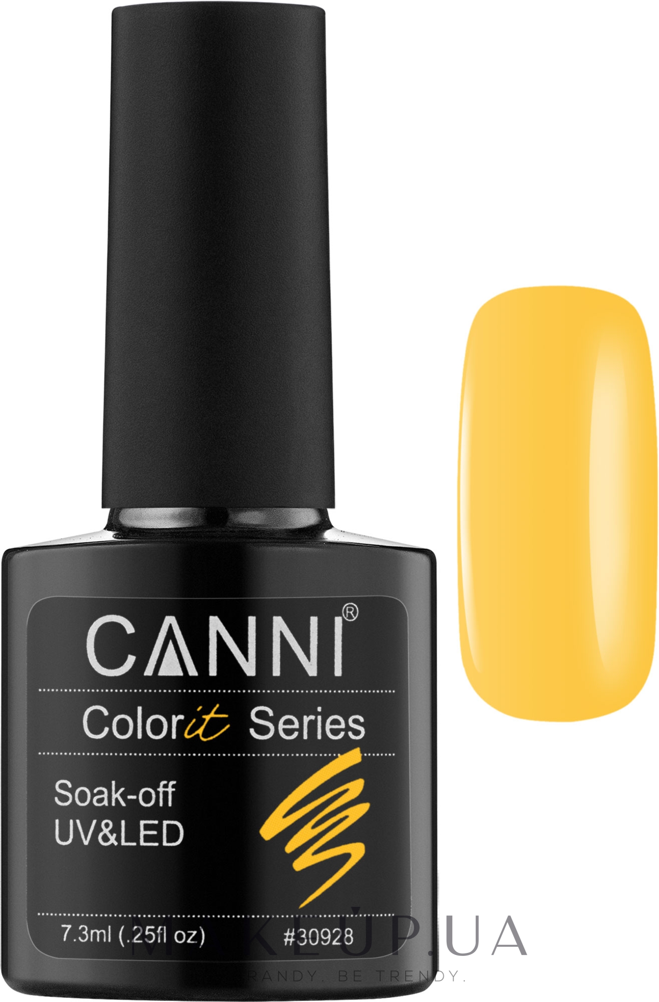 Гель-лак для ногтей - Canni Colorit — фото 1001 - Солнечно-желтый