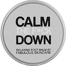 Парфумерія, косметика Розслаблювальний бальзам для ніг - Fabulous Skincare Calm The F*ck Down Relaxing Foot Balm